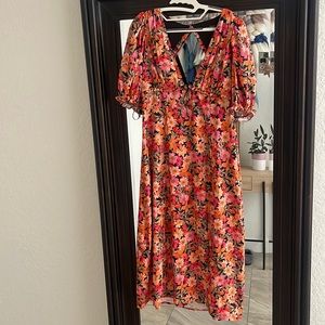 For Love & Lemons Floral Dress | LARGE
